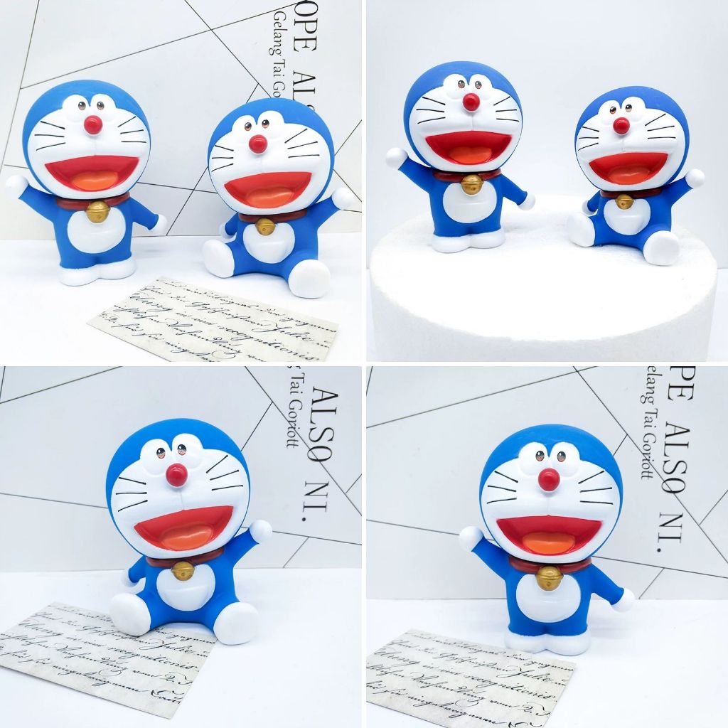 < M.A > DEKORASI KUE ULANG TAHUN DORAEMON CAKE DEKORASI KUE DORAEMON TOPPER CAKE DORAEMON / HIASAN K