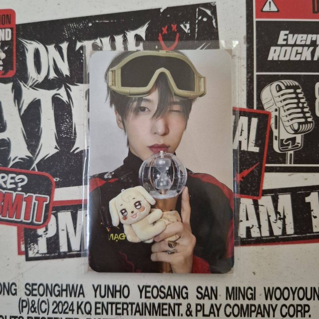 Ateez PC Aniteez lightstick ls strap - Yunho