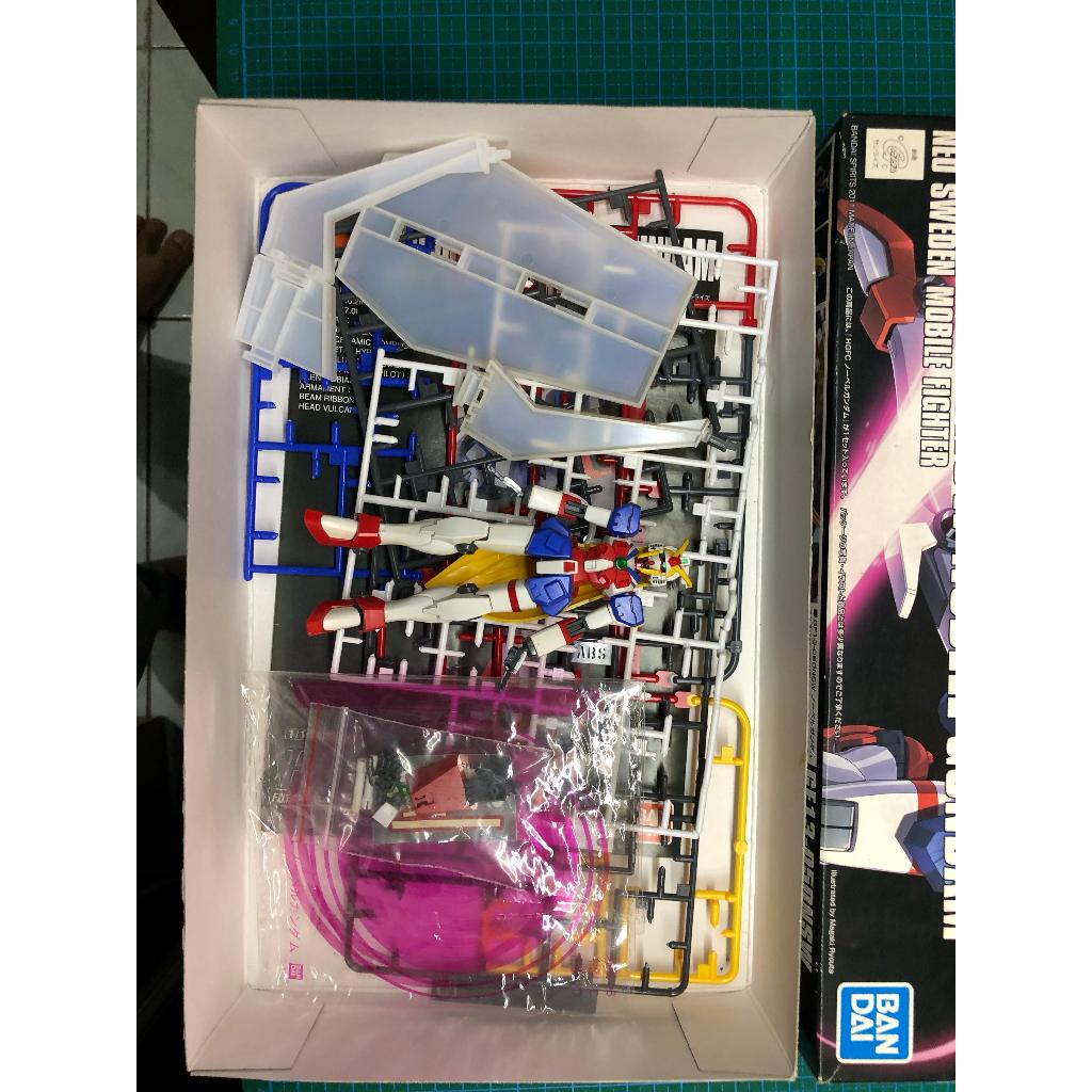 HG Nobell Gundam + Kamiki Burning Gundam Bandai 1/144