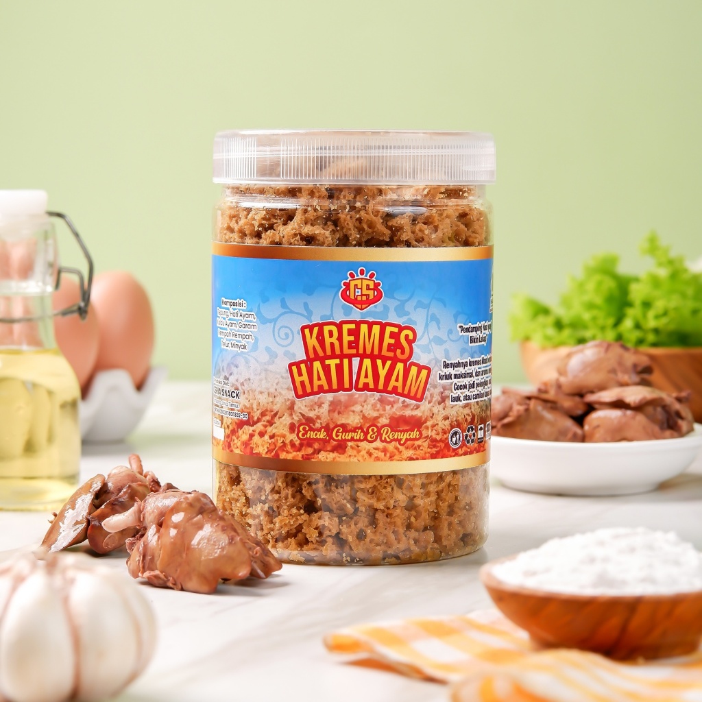 

Ceria Snack - Kremesan Hati Ayam 200gr | Kremes Hati Ayam MPASI 200Gram