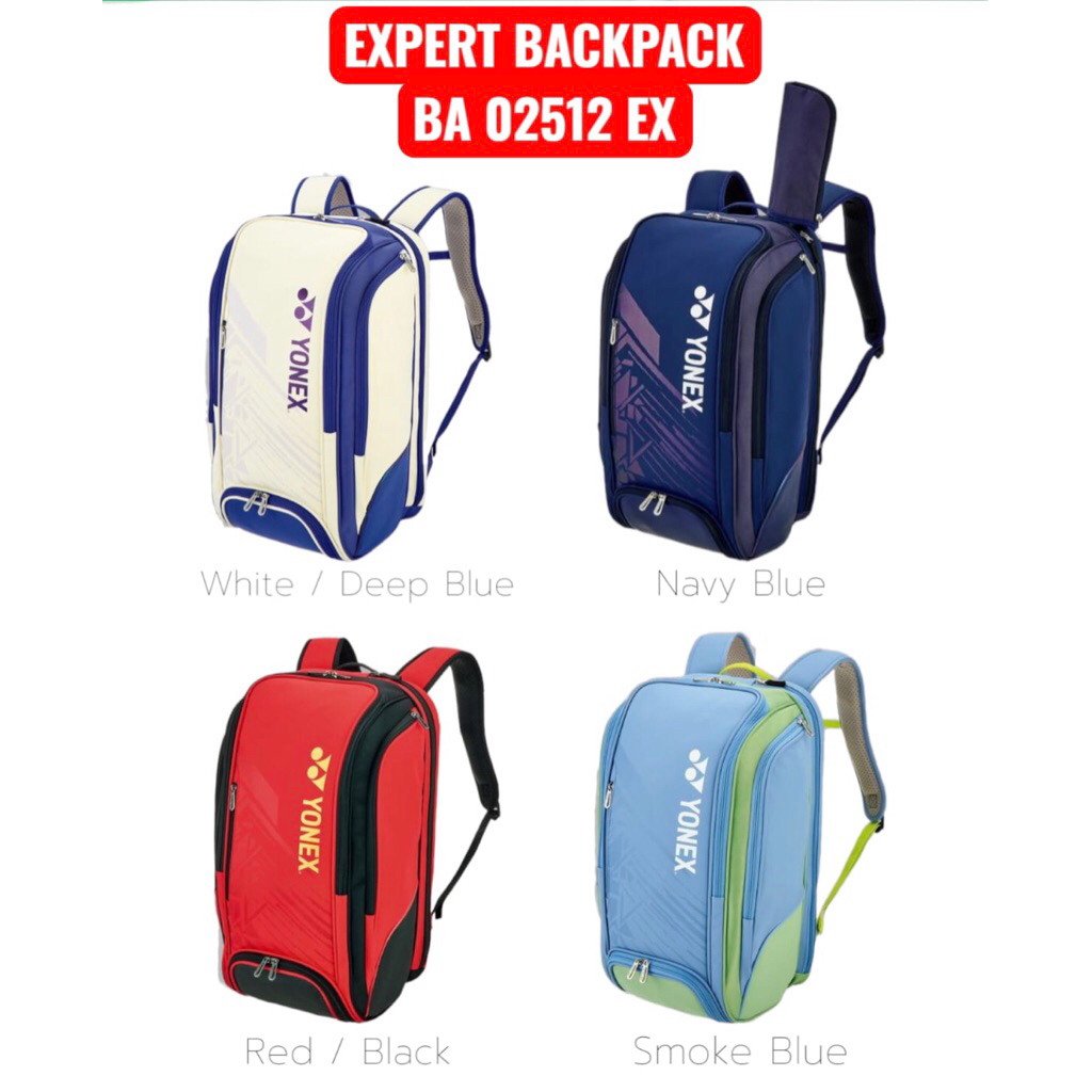 TERBARU 2025 Tas Badminton Yonex Expert Backpack BA 02512 EX / BAG 02512 EX / BA02512EX