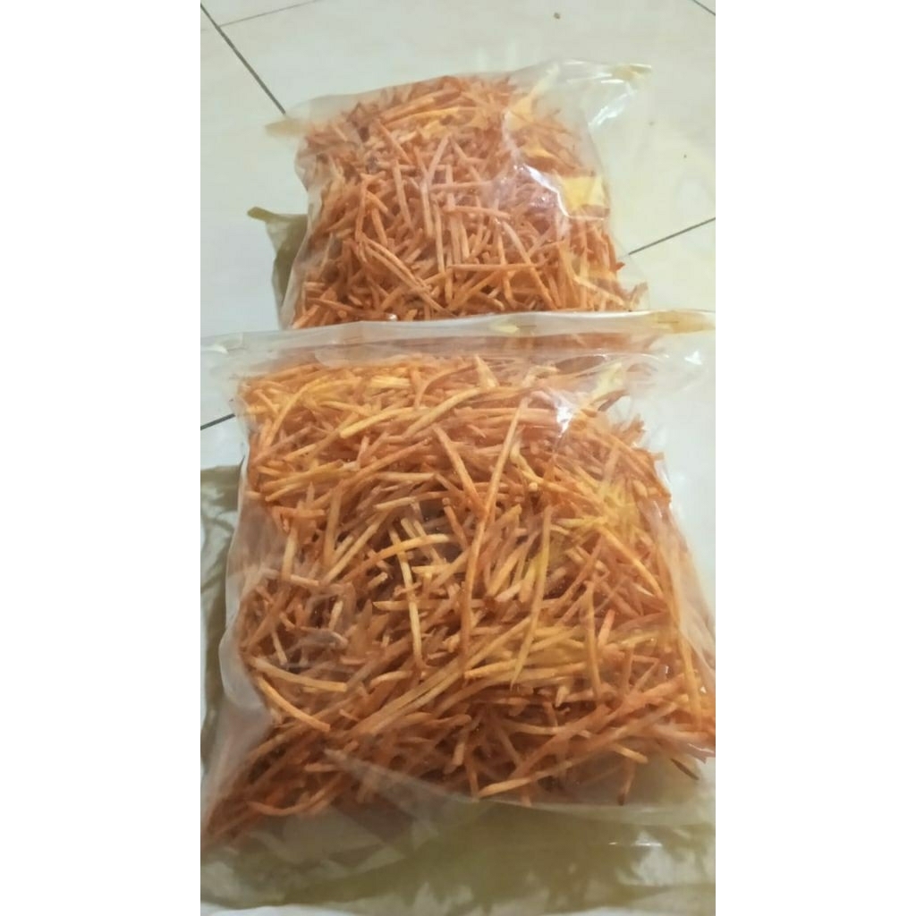 

Kripik stick singkong balado berat 1/2 kg