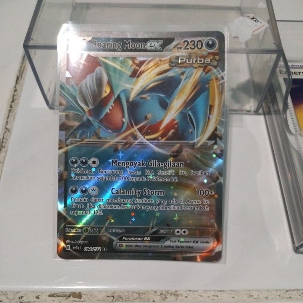 pokemon tcg roaring moon ex RR sv4s purba