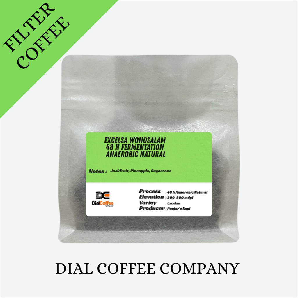 

Kopi Excelsa Wonosalam - Proses Natural Anaerob 48 Hour - Biji Kopi Specialty Excelsa Wonosalam 100gr 150gr 200gr 250gr