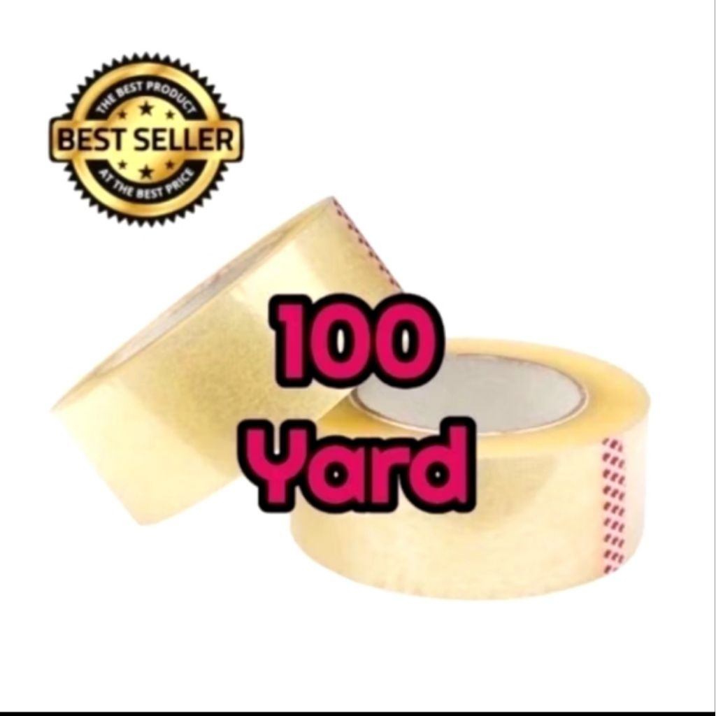 

Lakban bening 45mm tebal 100 yard//perekat kuat