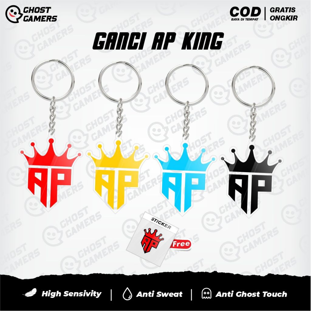 GANCI Aklirik AP KING Andra GZ Gantungan Kunci Aesthetic Premium