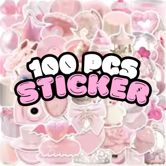 

COD 100 Pcs Sticker Deco Coquette Gaya Korea | Sticker Laptop | Hp | Ipad | [Sticker Murah]