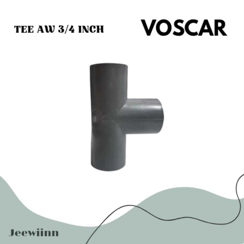 Tee AW 3/4 Inch PVC Tee AW 3/4" VOSCAR