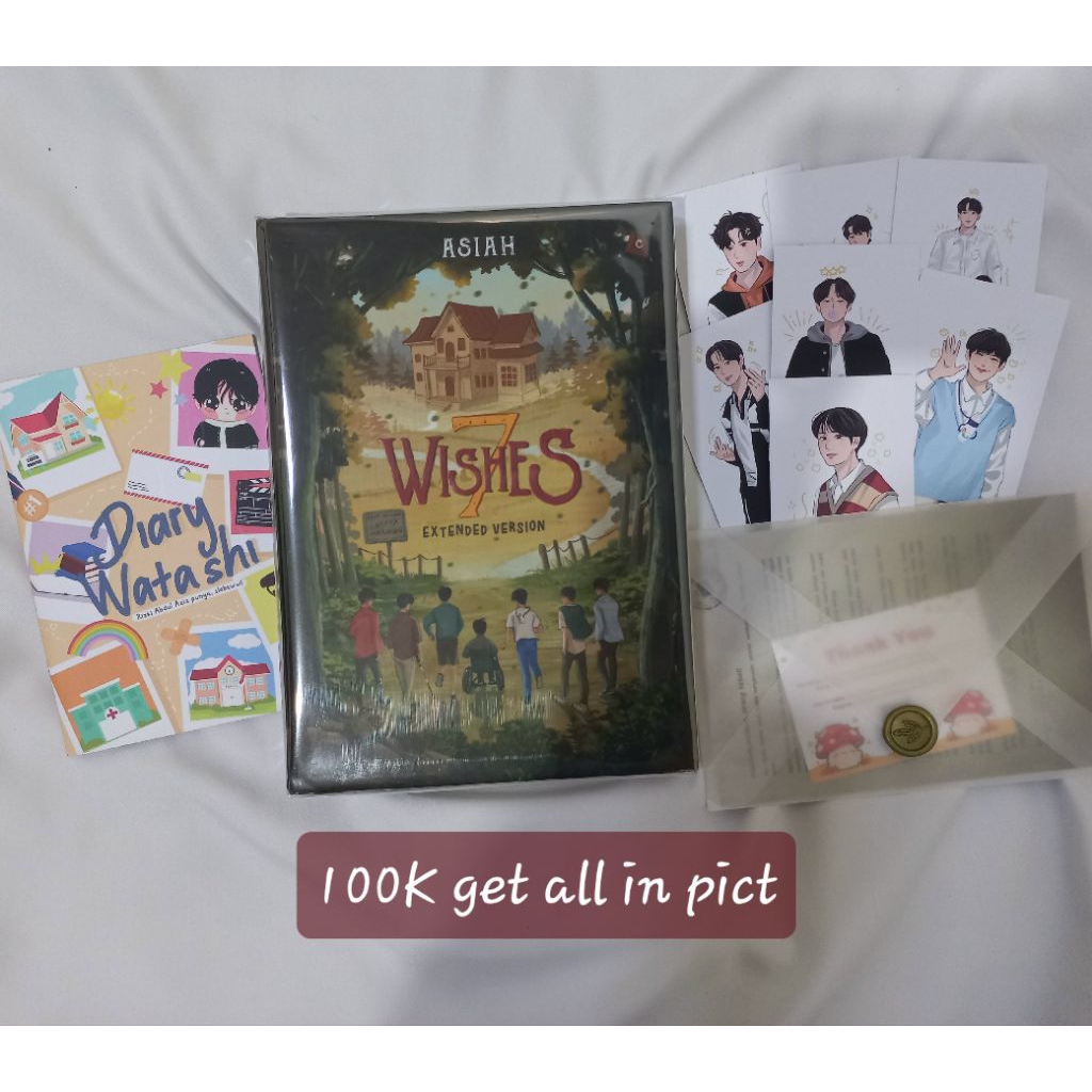 Novel Preloved 7 Wishes