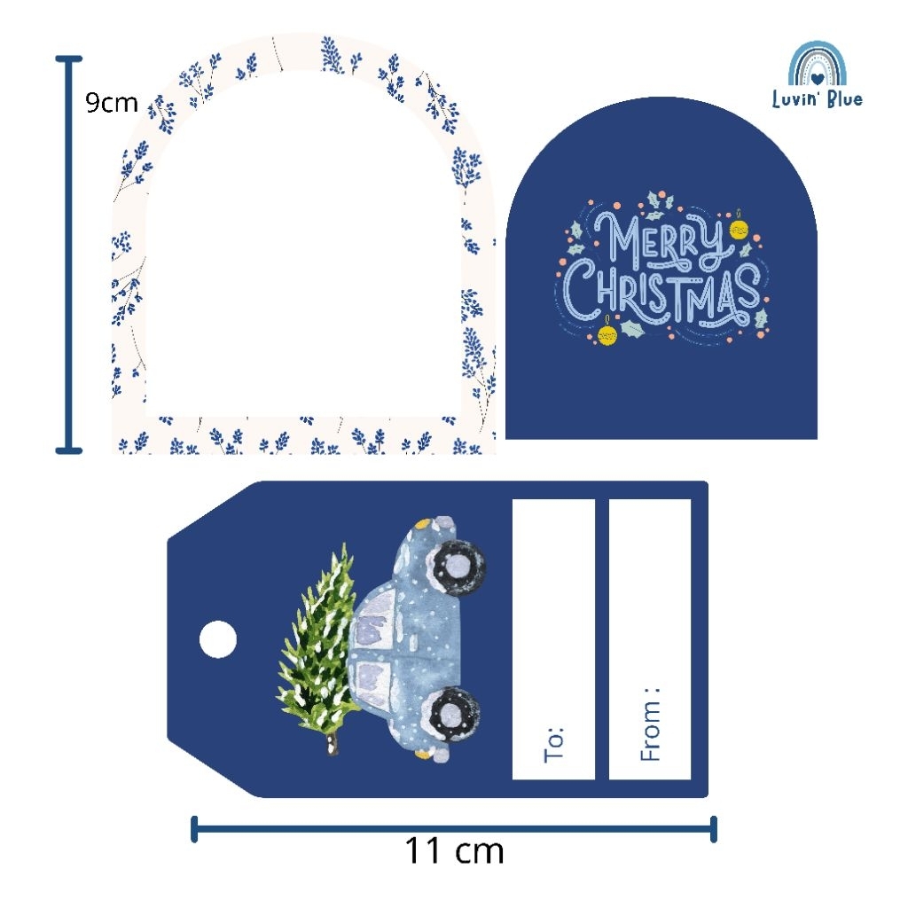 

Hangtag Hampers Natal Jumbo | Hampers Natal | Size Jumbo | Christmas