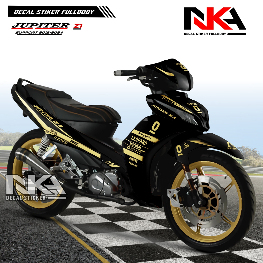 Stiker Decal Fullbody Motor Jupiter Z1 Stiker Variasi Motor Jupiter Z1