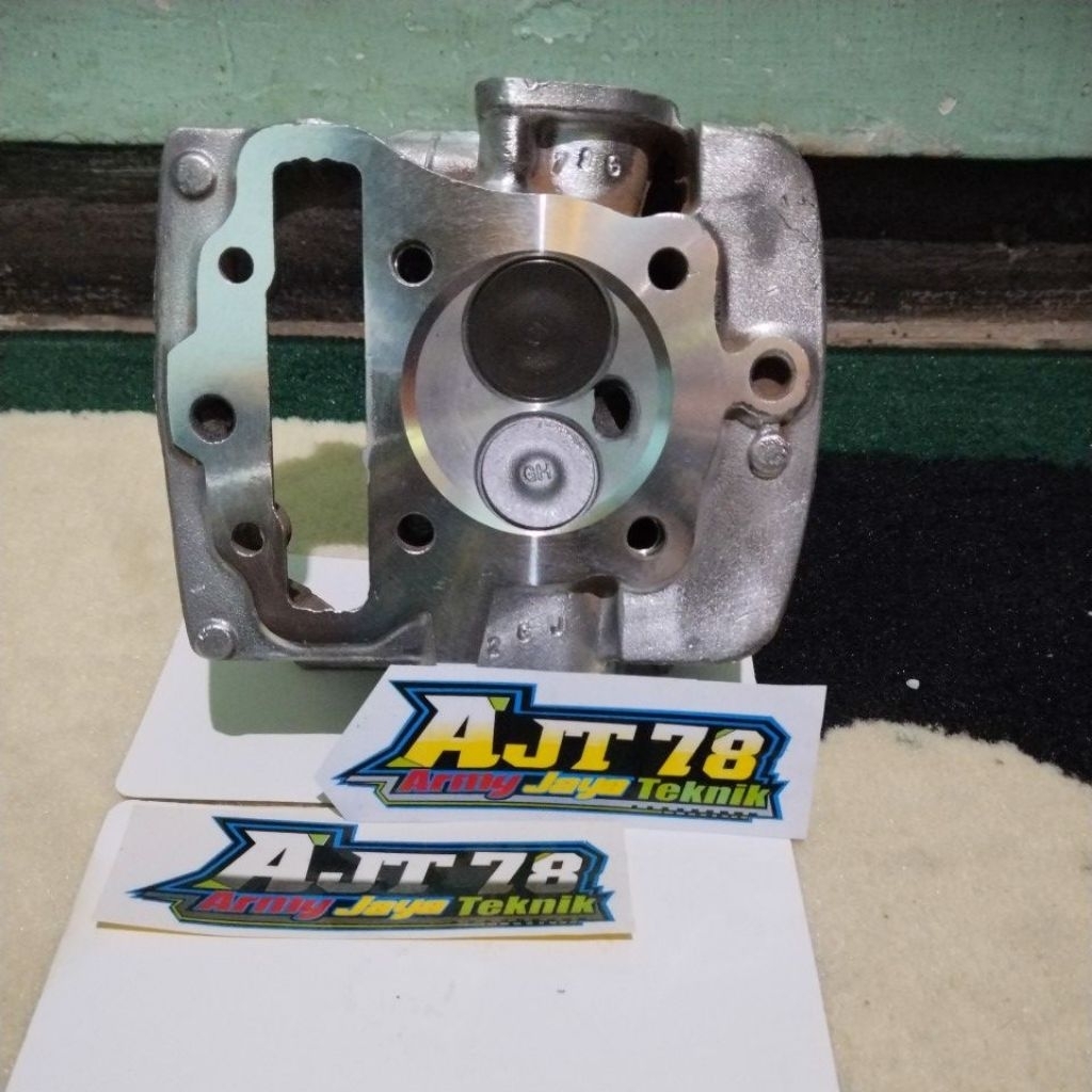 HEAD KOP HONDA BLADE KARBURETOR, REVO ABSOLUT KARBURETOR, KODE KWB, KWW SUDAH DI SUDUT KLEP 28/24 SO