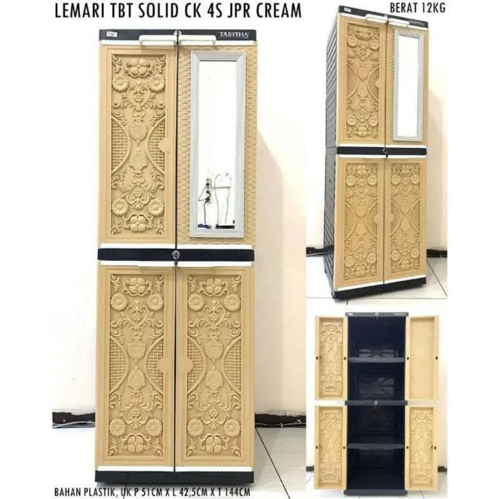 LEMARI LS2P JEPARA CERMIN