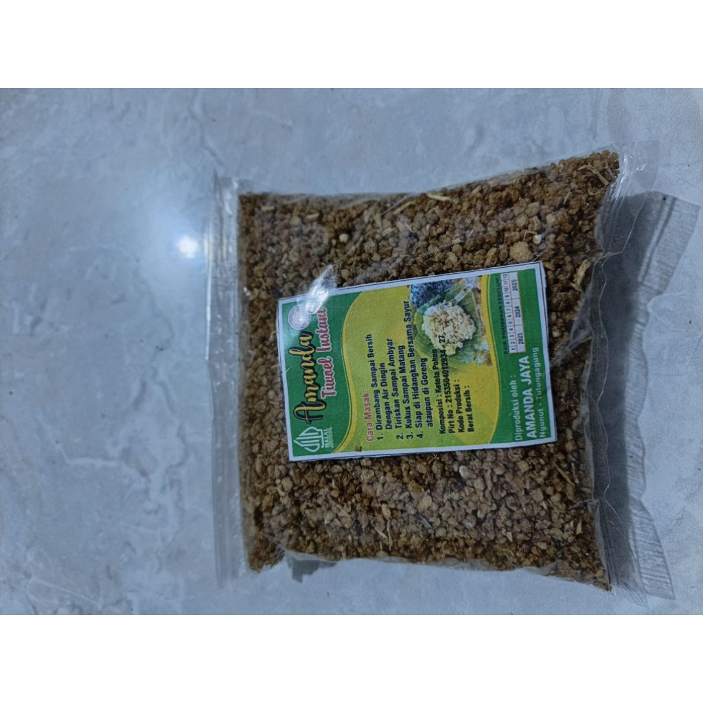 

makanan tradisional nasi tiwul instan buatan sendiri