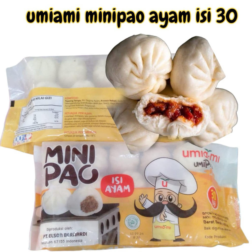

Umiami minipao / bakpao mini varian ayam isi 30