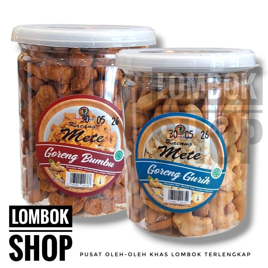

Kacang Mete Goreng Bumbu dan Gurih Khas Lombok Kualitas Terbaik 140 Gram