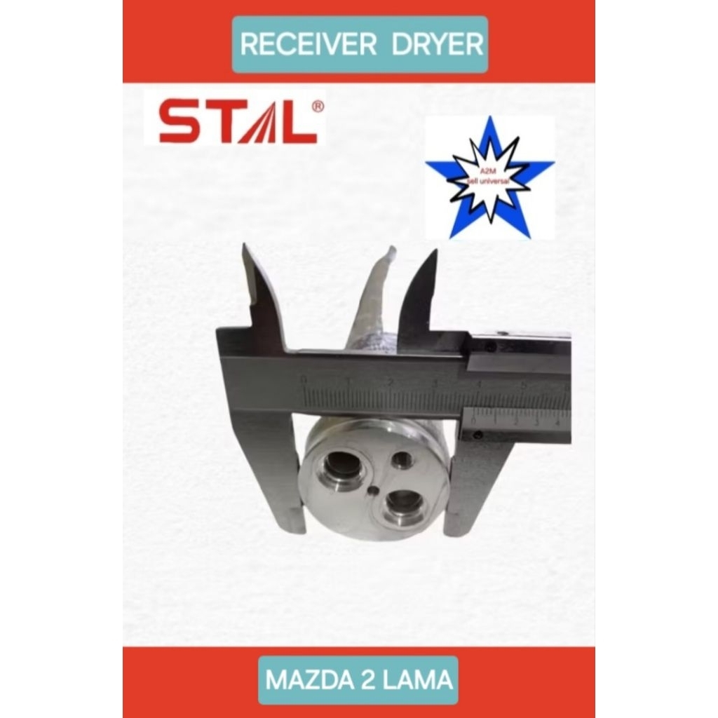 DRYER DRIER FILTER TABUNG SARINGAN FREON AC MOBIL MAZDA 2 LAMA