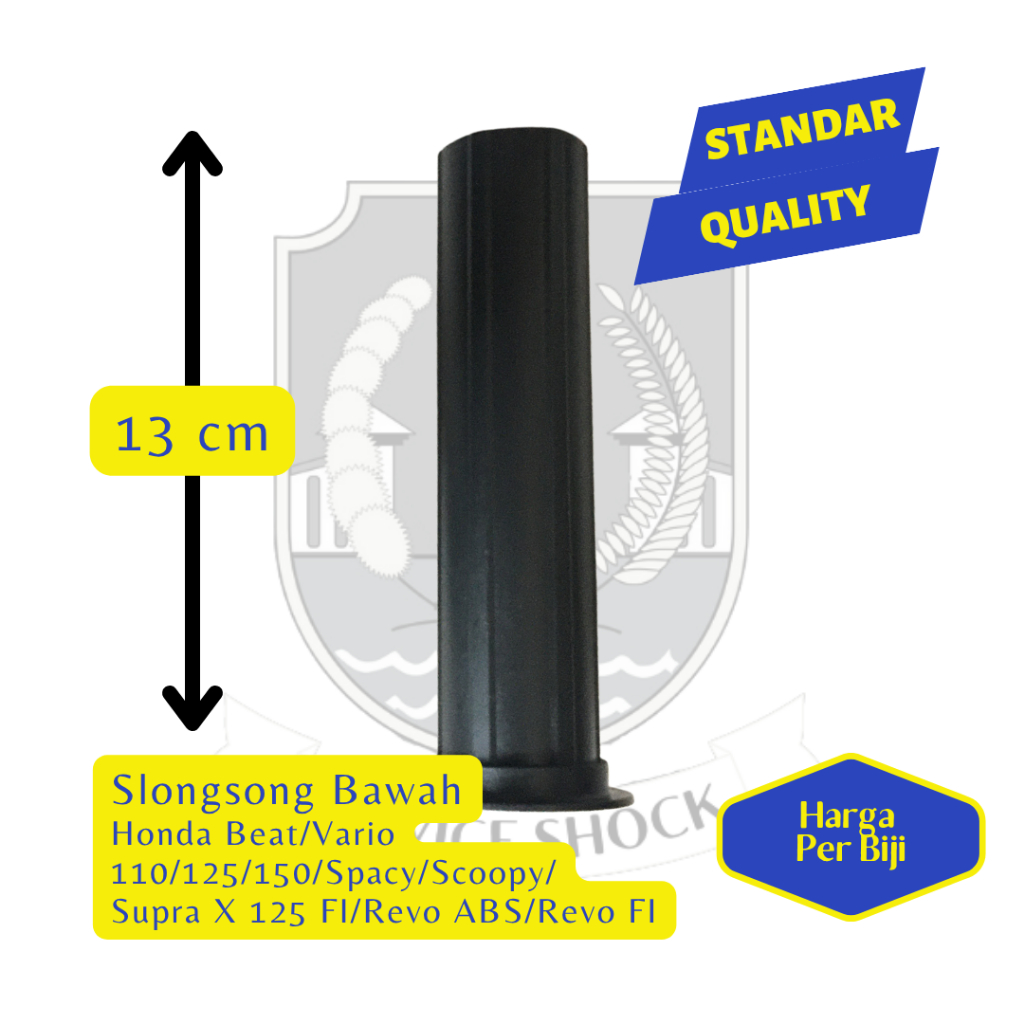 Selongsong Plastik Cover Bawah Kualitas Standar Shock Belakang Beat Vario 110 125 150 Scoopy Genio S