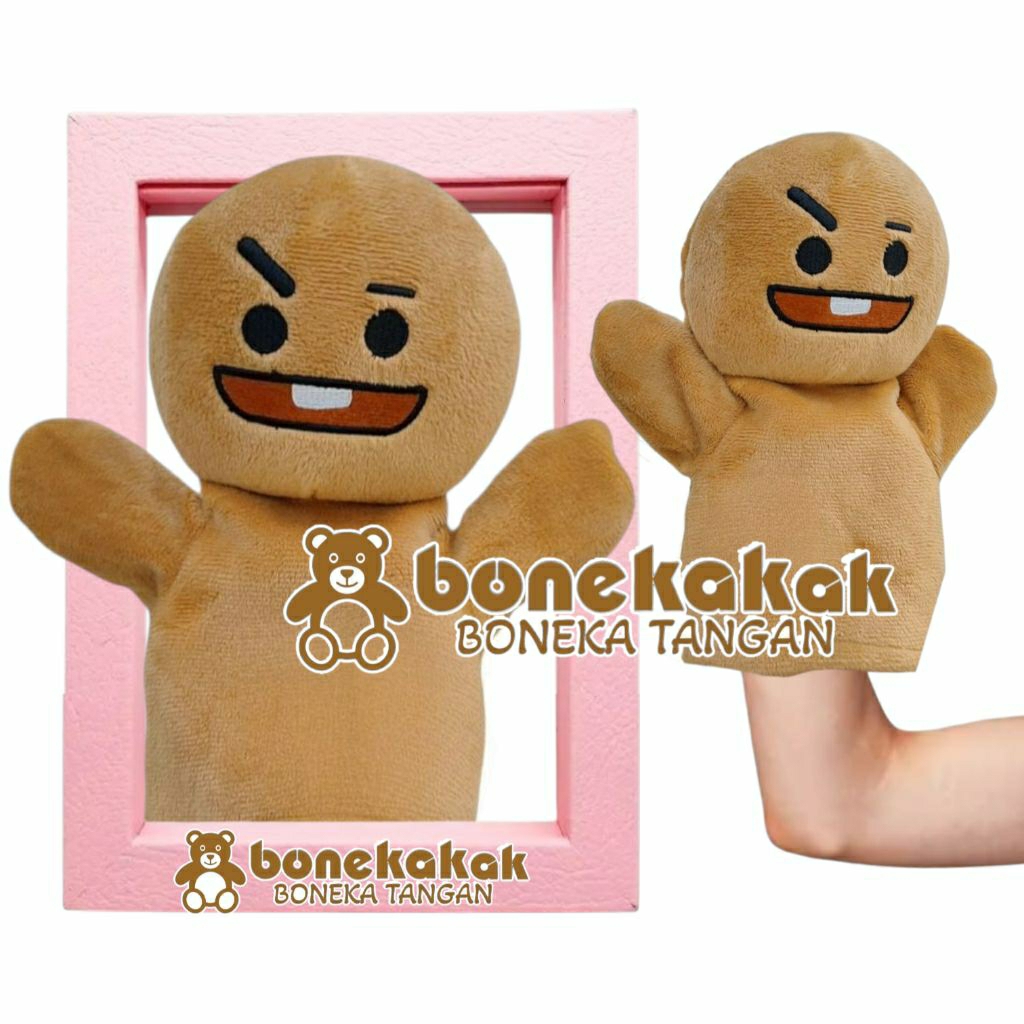 boneka shooky bts bt21 boneka tangan / handpuppet / boneka dongeng mainan anak membantu bercerita do