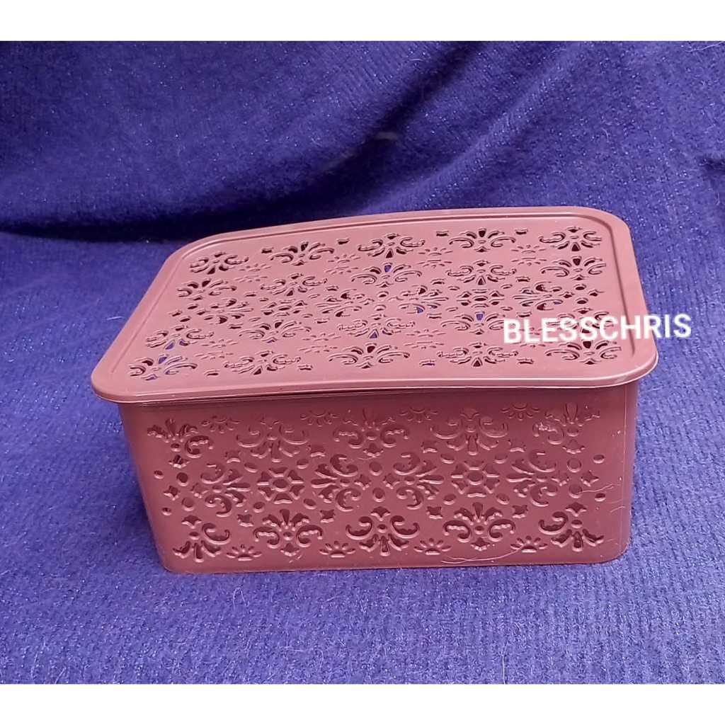 KERANJANG TUTUP SERBAGUNA.KERANJANG PLASTIK KECIL.KERANJANG PARCEL.KERANJANG SOUVENIR.STORAGE BOX