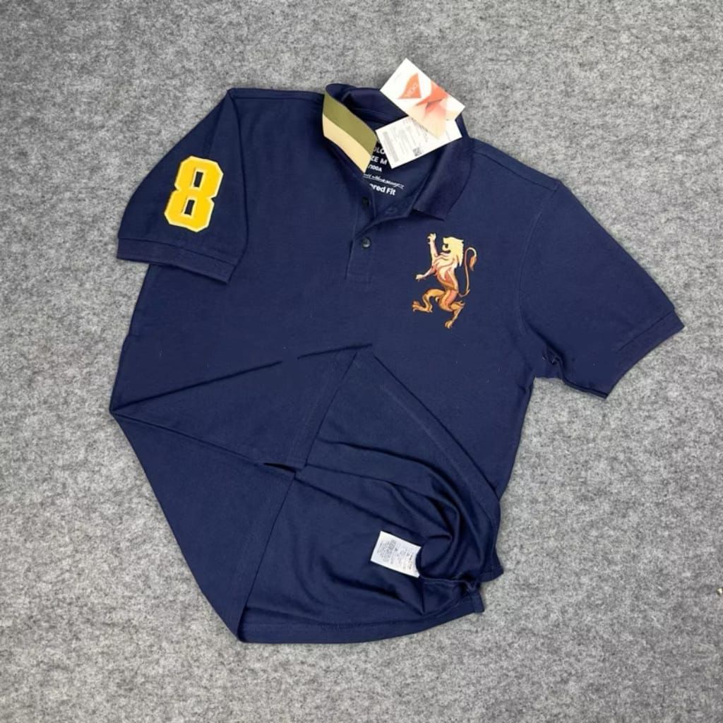 Kaos Polo Shirt / Kaos T-Shirt Polo 3D Lion / Kaos Polo Wangki / Kaos Polo Shirt terlaris