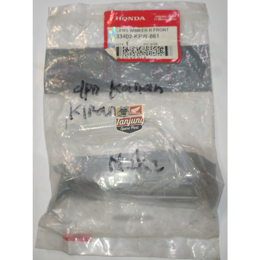 LENS WINKER R FR / MIKA LAMPU SEIN SEN DEPAN KANAN HONDA KIRANA ORI 33402-KPW-861