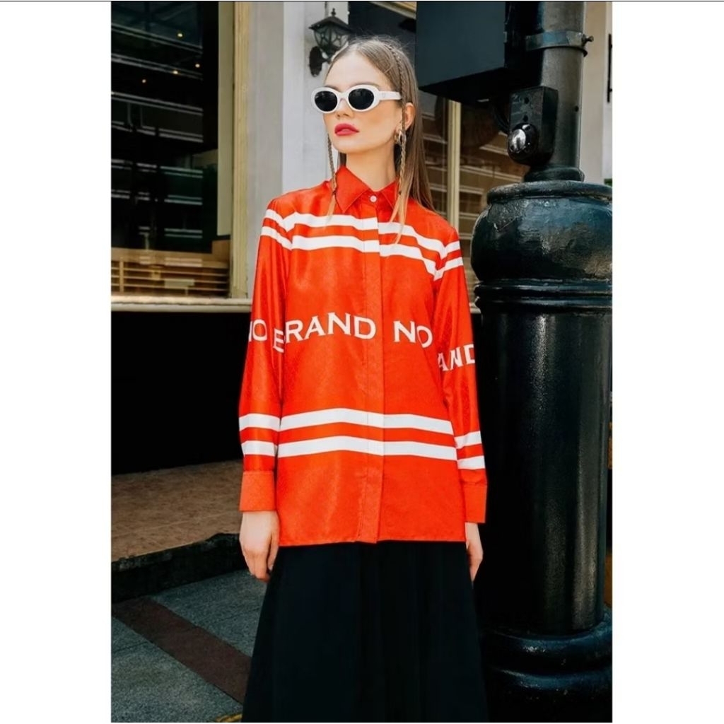 PRELOVED REVERE TOP BNB RED SIZE M