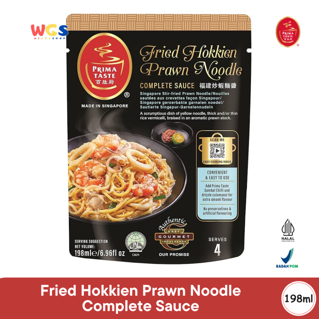 

Prima Taste Fried Hokkien Prawn Noodle Complete Sauce 198ml – Bumbu Otentik Singapura