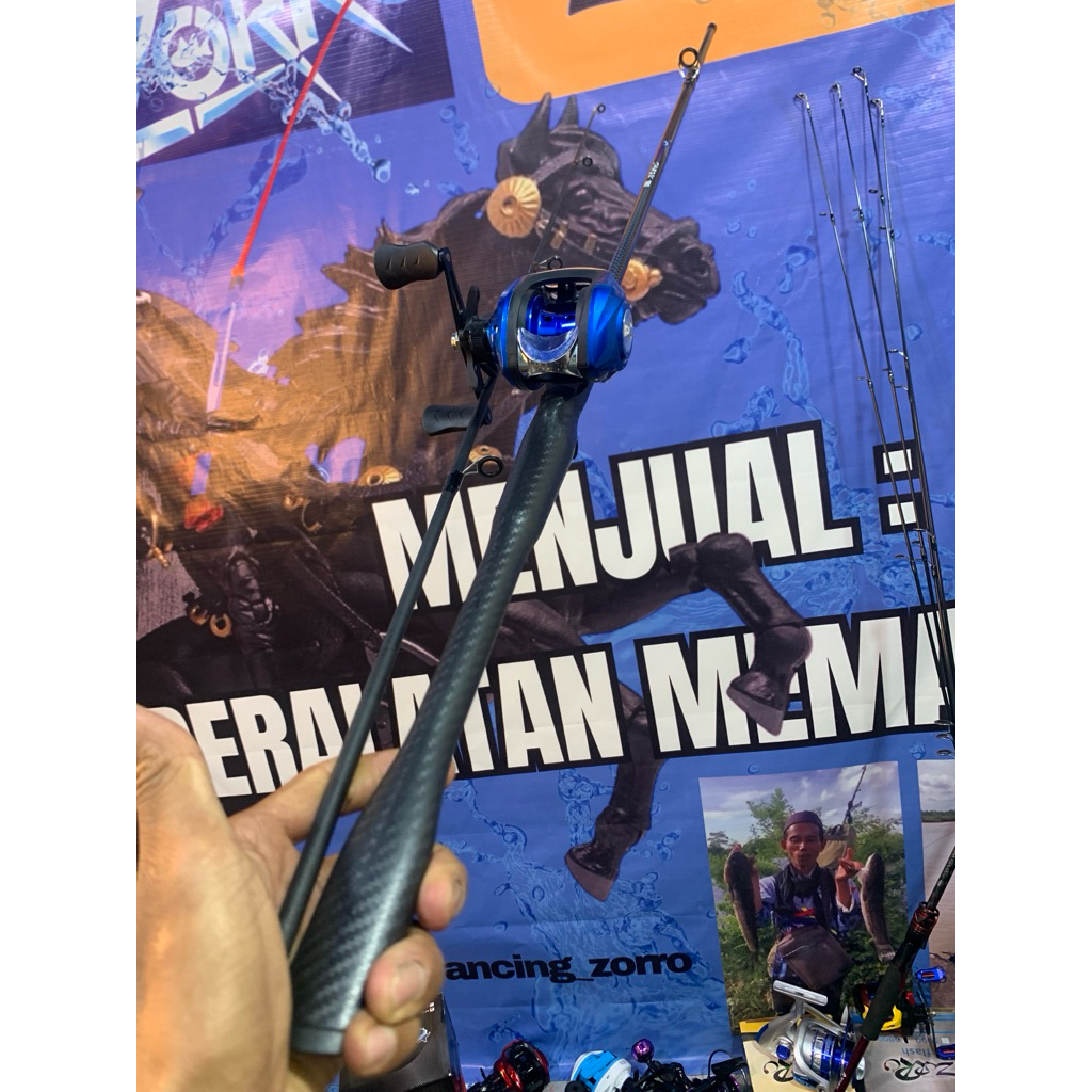 joran daiwa dan zorro shark set reel bc zorro