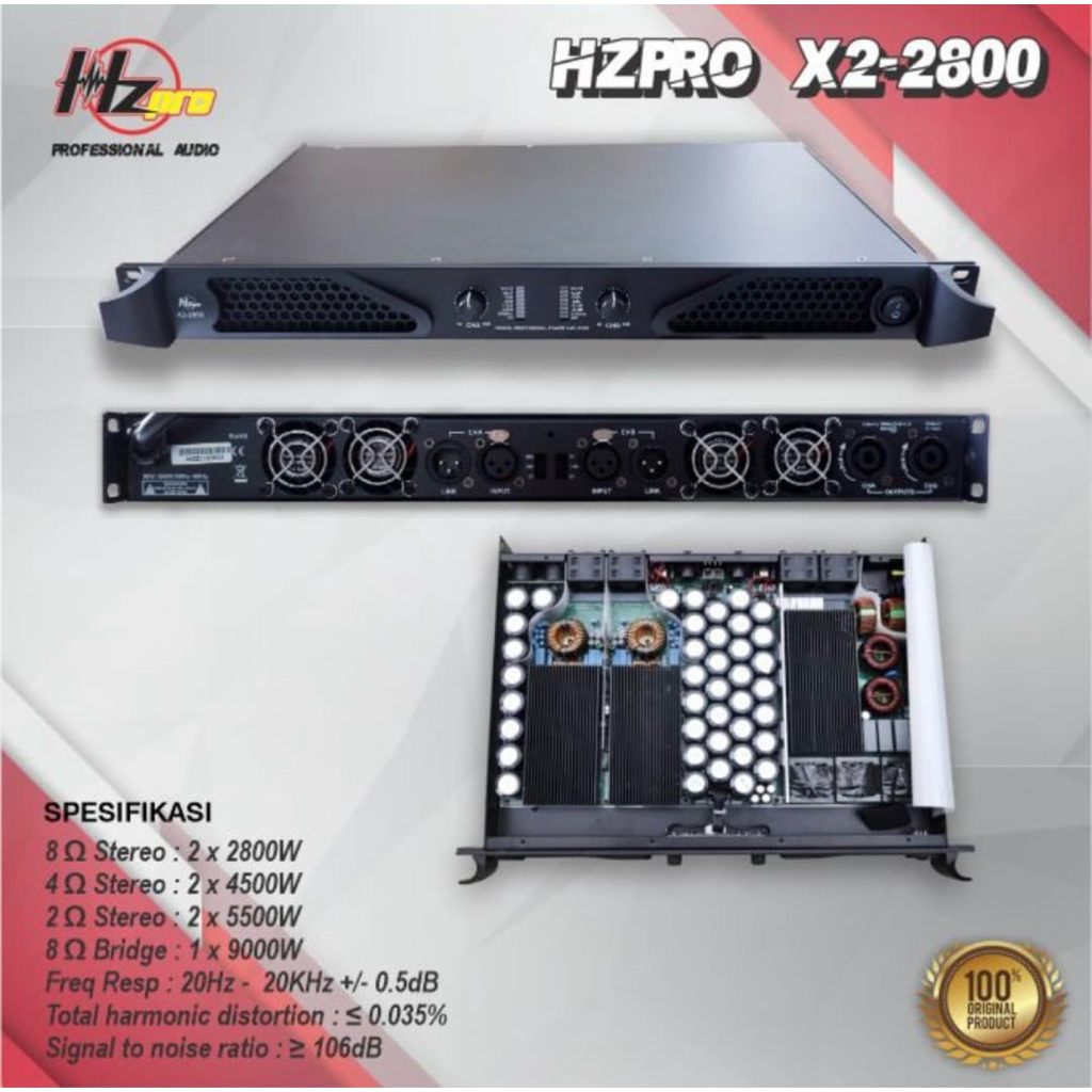 POWER VIRAL HZ PRO X2-2800 CLASS D / Power balap Hzpro X2 2800 CLASS D / Power hzpro x2-2800 class d