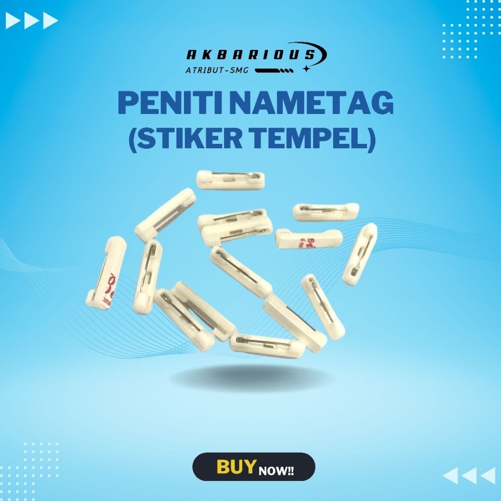 

Peniti Nametag (Stiker Tempel)