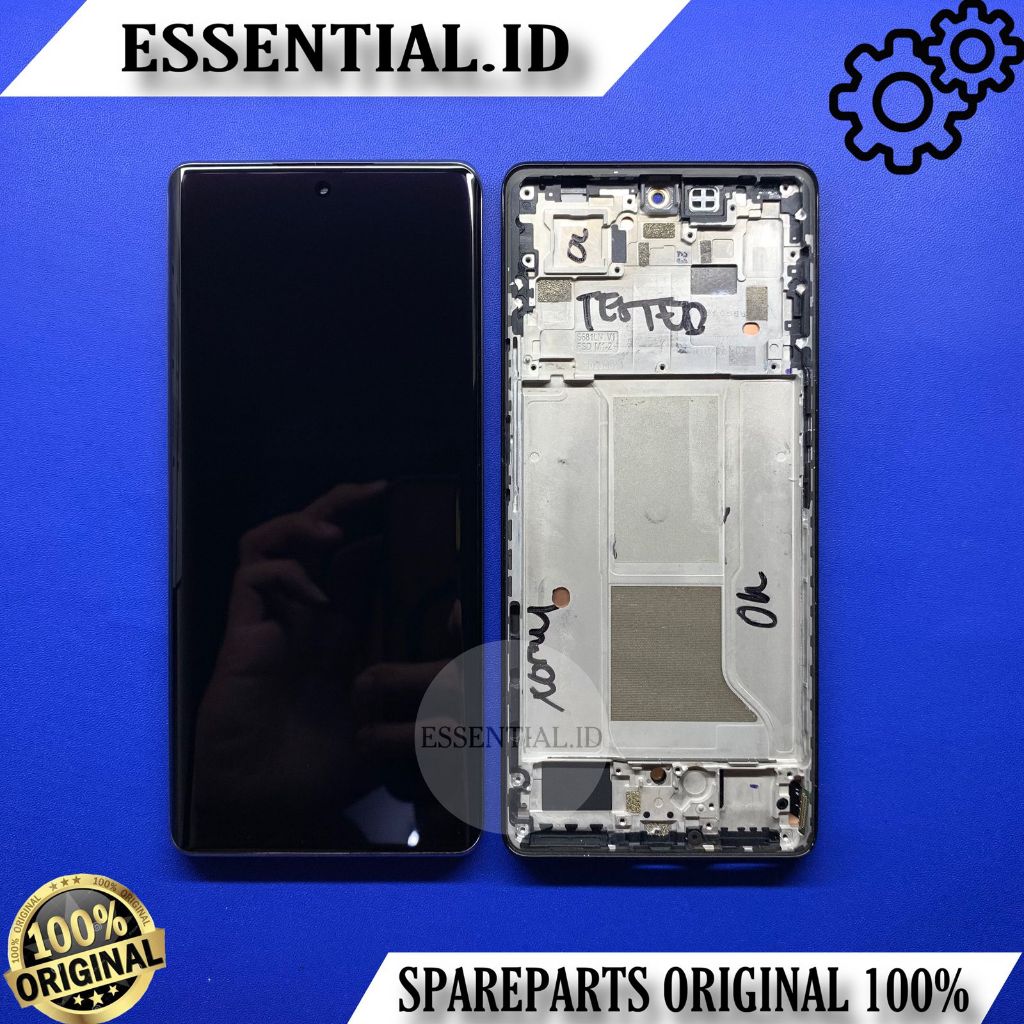 LCD TOUCHSCREEN FULLSET FRAME ITEL S23 PLUS / ITEL S23+ S681LN ORIGINAL COPOTAN