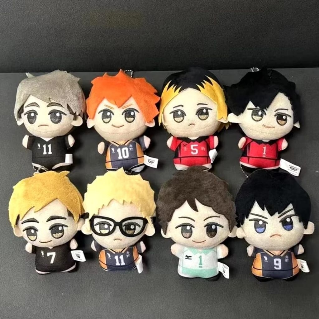 Anime Haikyu Plush Doll 10cm lucuuu Tobio Kuroo Shoyo Tsukishima Miya Osama