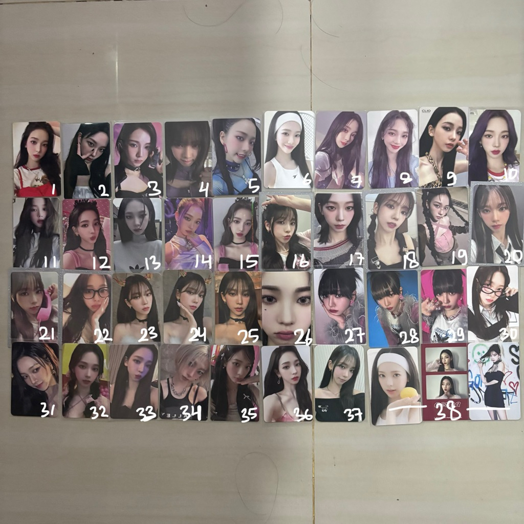 [READY] OFFICIAL PHOTOCARD AESPA KARINA ALL ERA ARMAGEDDON WHIPLASH SPICY PC OFC