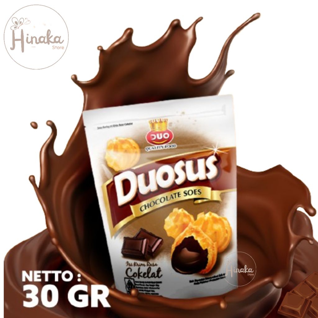 

Kue Sus - Soes Kering by Duosus netto 30gr isi kirim cokelat /keju /vanilla/blueberry Cemilan anak