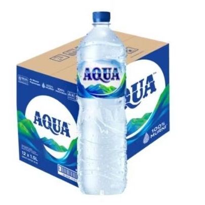 

AQUA Air Mineral 1500 ml isi 12 botol
