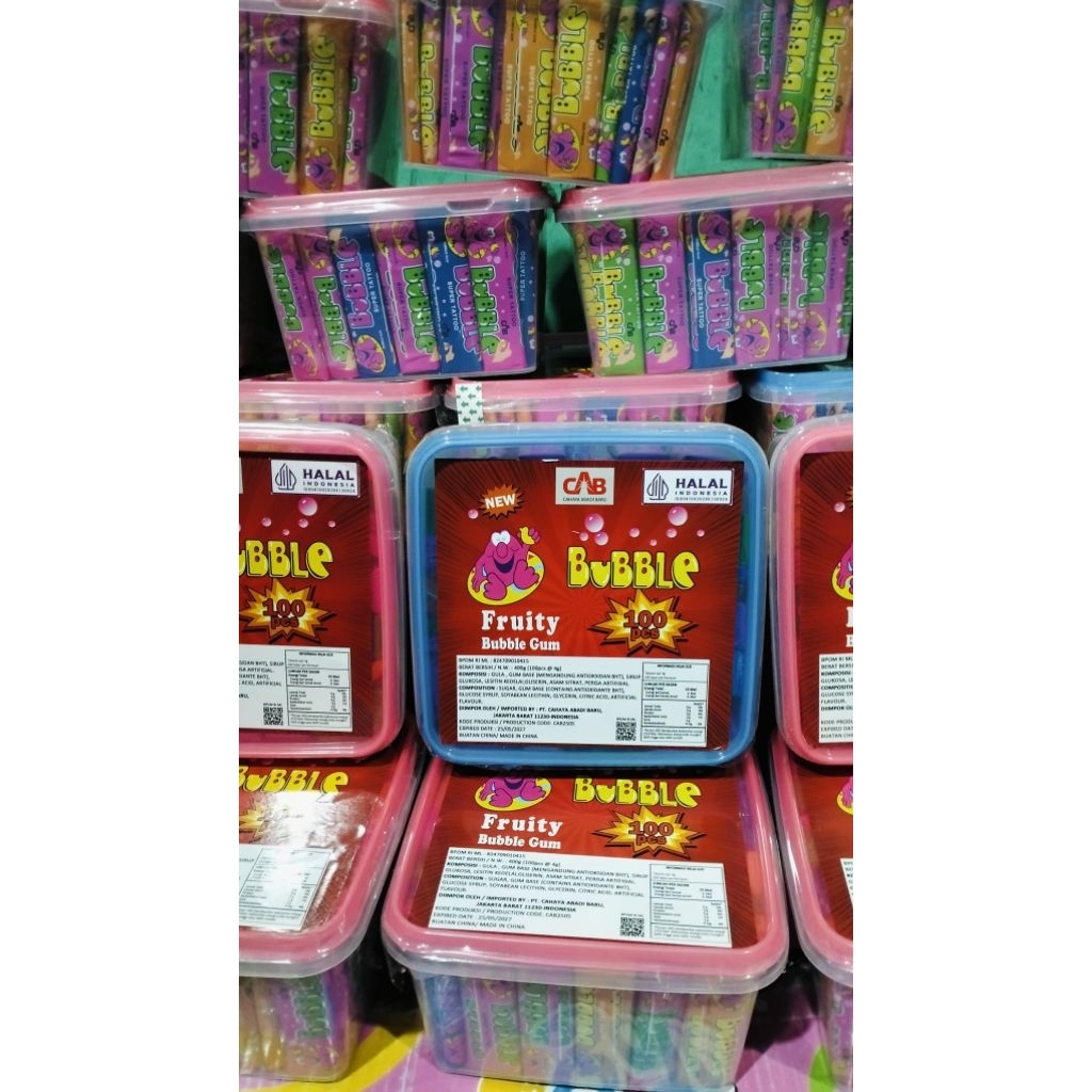 

BuBBLe Permen Lunak isi 100 Pcs