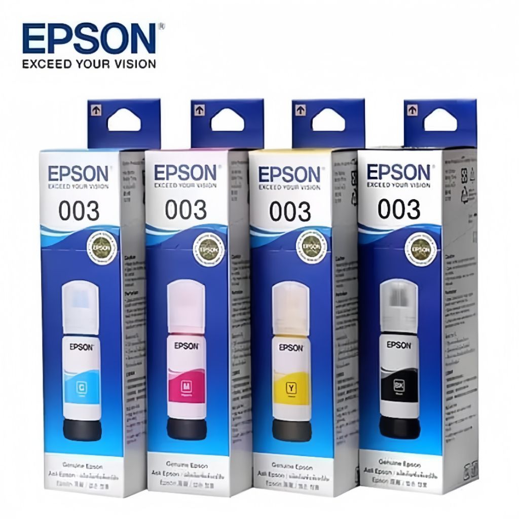

Tinta printer Epson 003 // 664 // 774 ink refill epson original biru hitam kuning merah cyan magenta yellow black