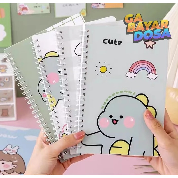 

Buku Tulis Aesthetic A5 60 Lembar Notebook Lucu Journal Diary
