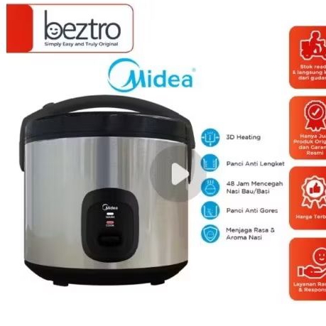 RICE COOKER MIDEA 1,8 LITER.