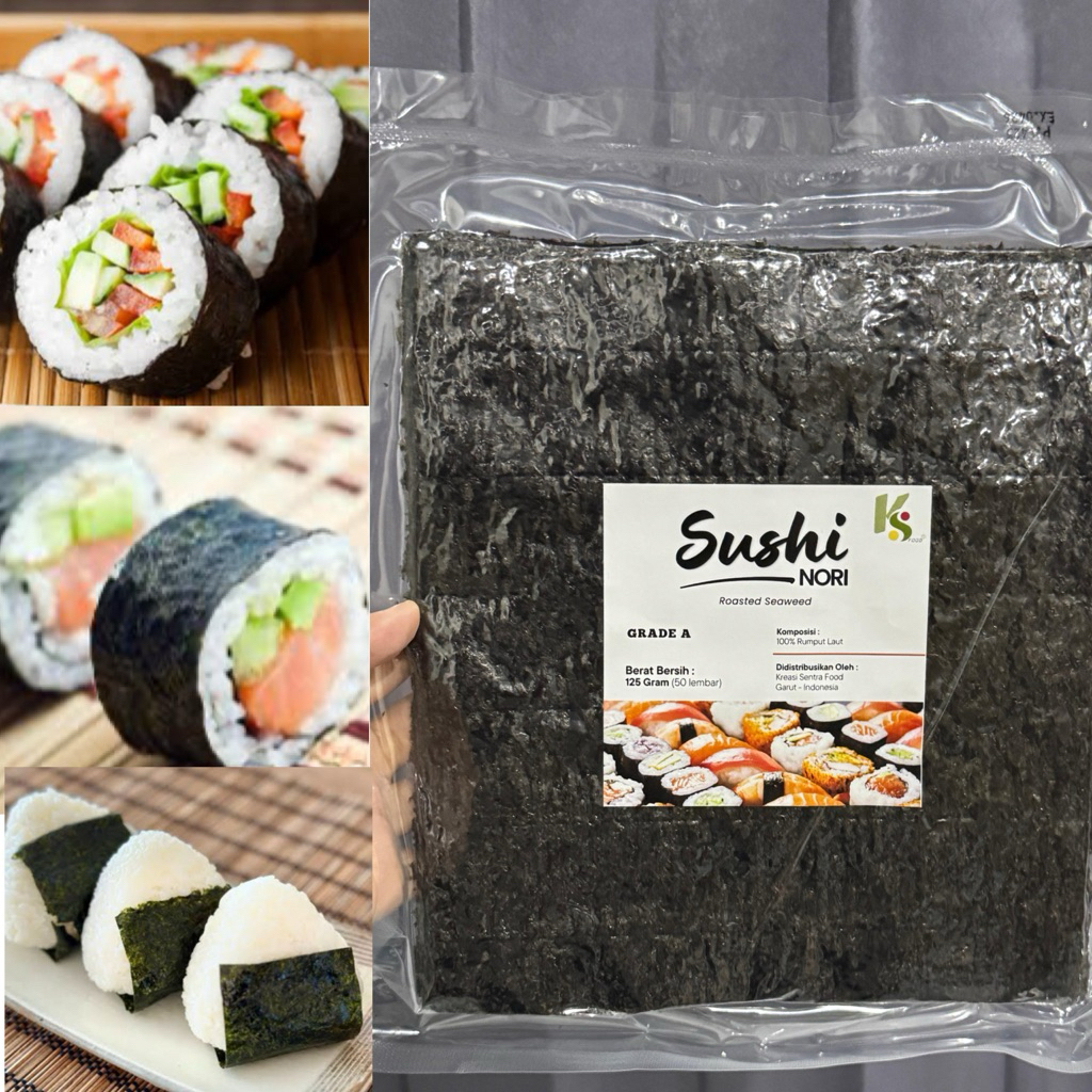 

Nori Sushi Premium 50 Lembar Nori Sushi Kualitas Premium Termurah