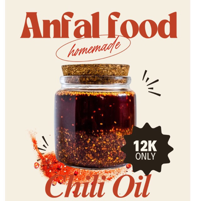 

chili oil by anfal food