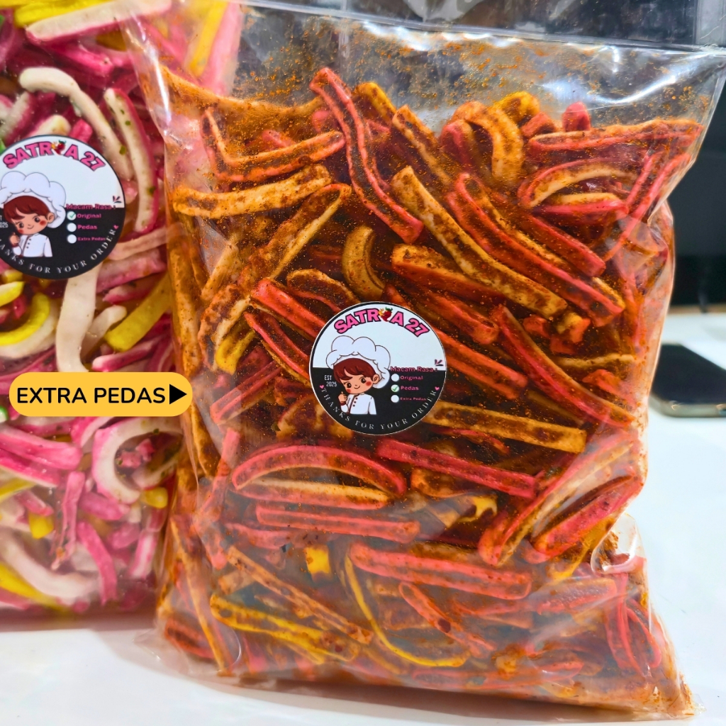 Softcookies_ Seblak Pedas Beton/Kerupuk Beton/Seblak As Beton/Jaat Beton Bantet Renyah Viral Pedas