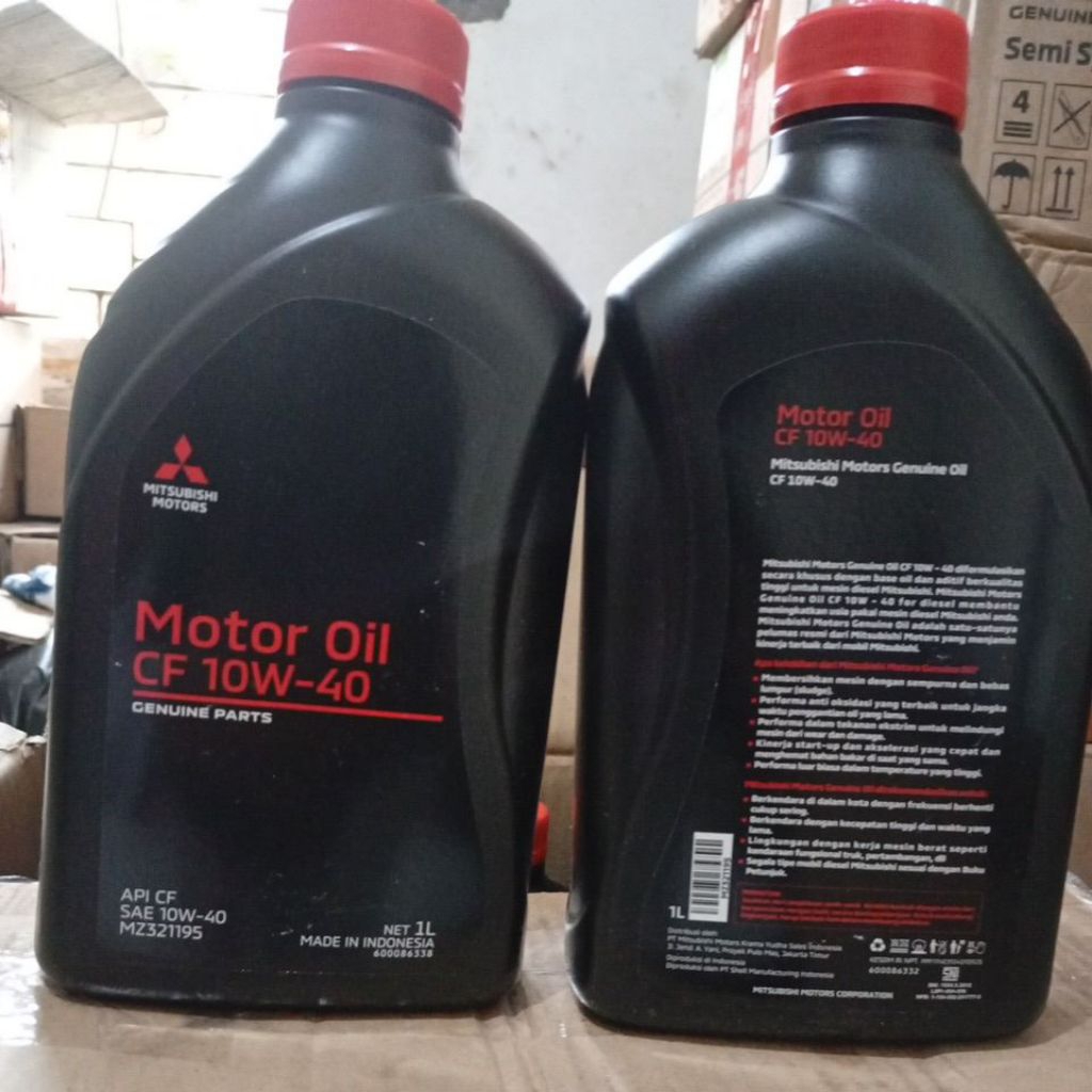 Oli Diesel Mitsubishi CF 10W40.Mitsubishi Genuine Oil MMKSI. Oli Diesel CF 10W40.Oli mesin Pajero Sp
