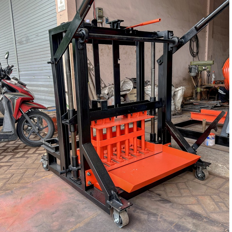 Mesin batako portabel cetak 6 batako mesin cetak batako roda mesin pres batako mesin batako pres get