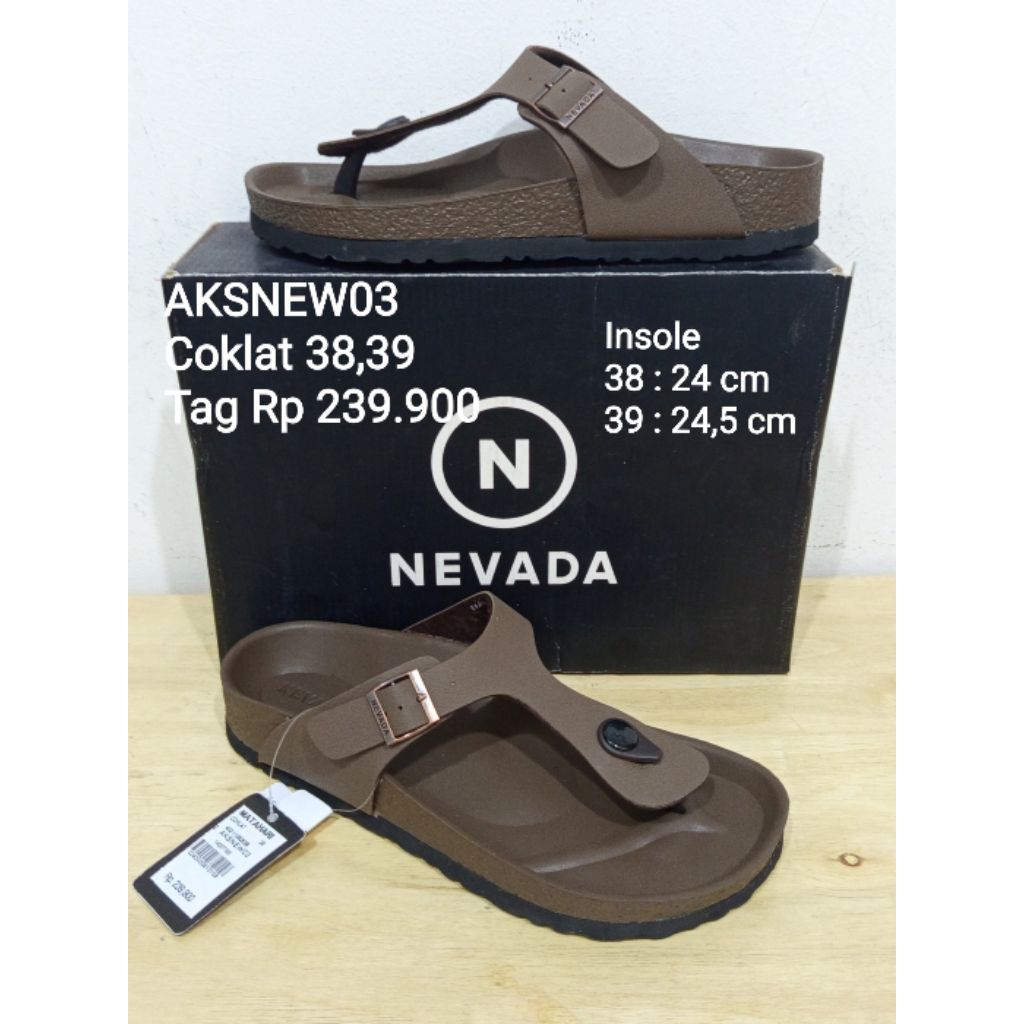 SENDAL JEPIT WANITA NEVADA ORIGINAL