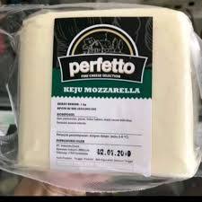 

PERFETTO KEJU MOZZARELLA 1KG/KEJU IDEAL UNTUK PIZZA/PASTA/SALAD DLL