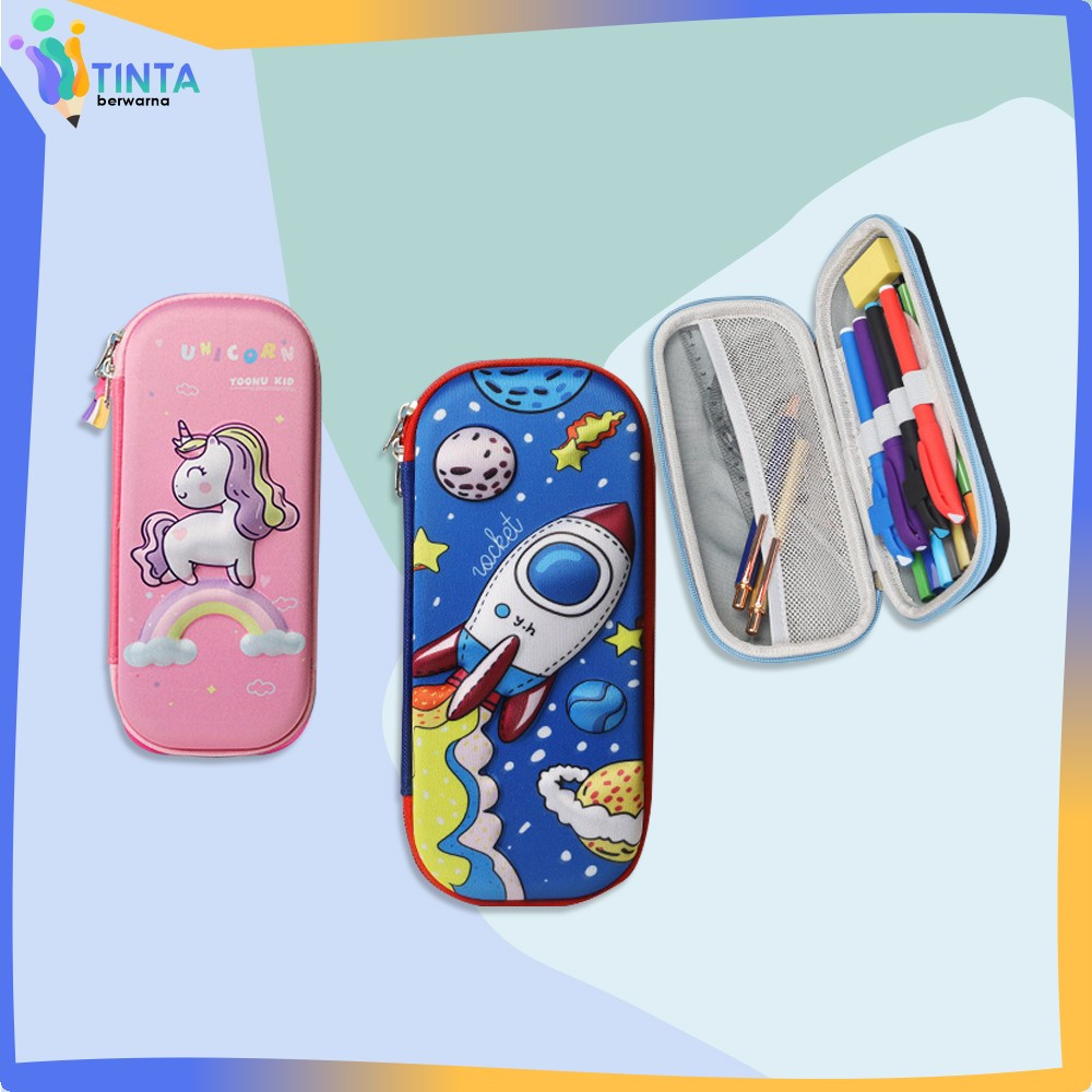 

Tempat Penyimpanan Alat Tulis Anti Air Kotak Pensil 3D Karakter Timbul Tempat Pensil Anak Sekolah TK Tinta Berwarna A39
