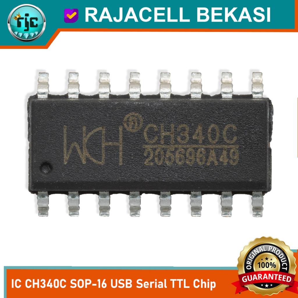 IC CH340C SOP-16 USB Serial TTL UART Original Chip Built-in Xtal CH340
