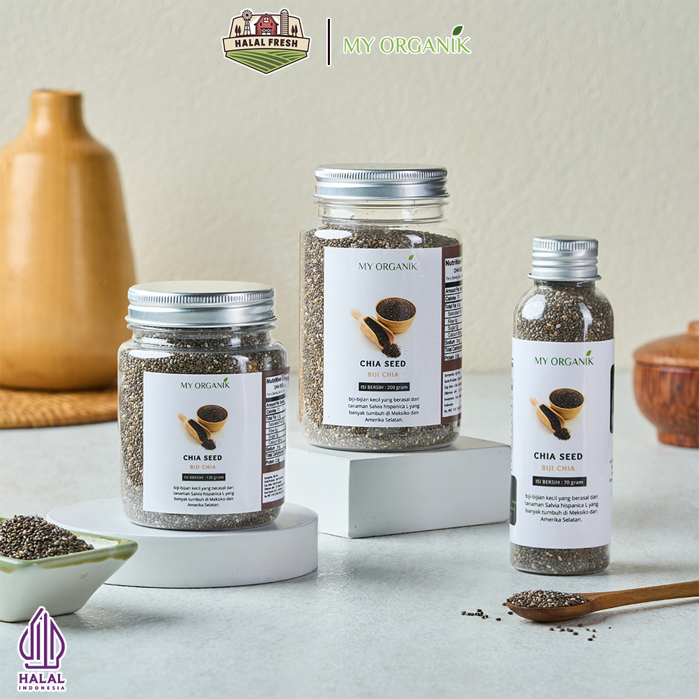 

My Organik Chia Seed Organic Chia Seed Grade A Premium Quality Original 100% Murni non GMO Asli